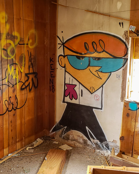 Abandoned Twin Arrows trading post