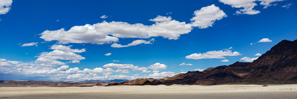 Little Dumont Dunes OHV outside Death Valley. Normally these dunes are covered with people and vehicles