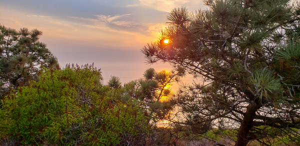Cabrillo National Monument view of the Pacific ocean