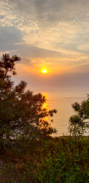 Cabrillo National Monument view of the Pacific ocean
