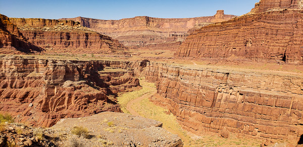 Shafer Canyon in the Islands of the Sky area