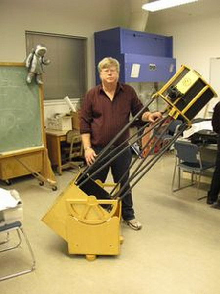 Me and the completed telescope